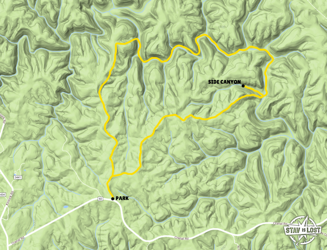 Hiking Randolf, Sipsey River, Rippey Loop in Bankhead National Forest