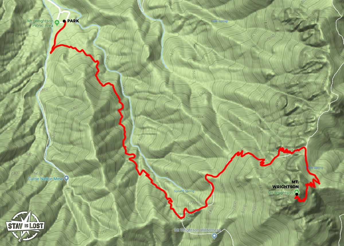 Hiking Mt. Wrightson via Old Baldy Trail in Coronado National Forest