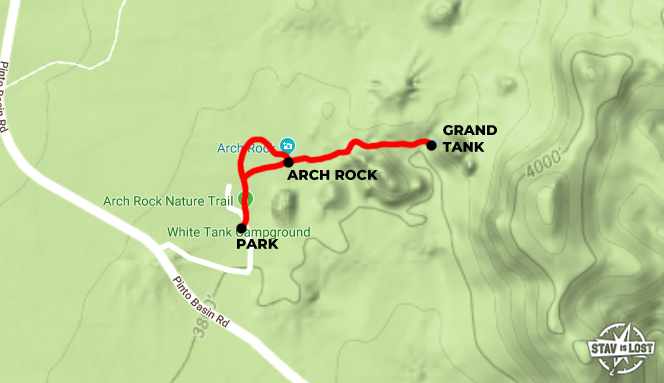 map for Arch Rock and Grand Tank by stav is lost