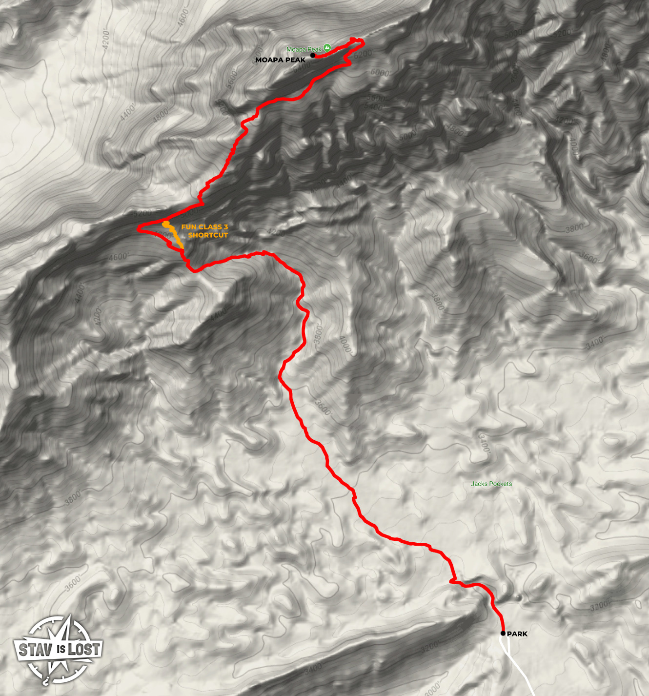 map for Moapa Peak by stav is lost