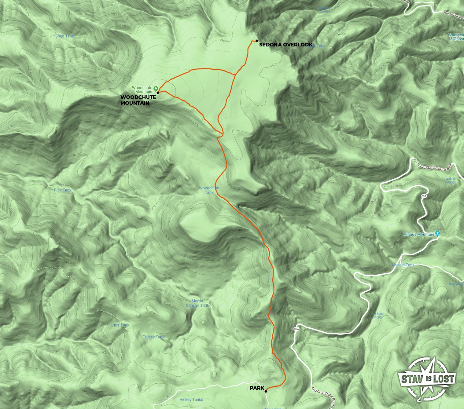 map for Woodchute Mountain by stav is lost