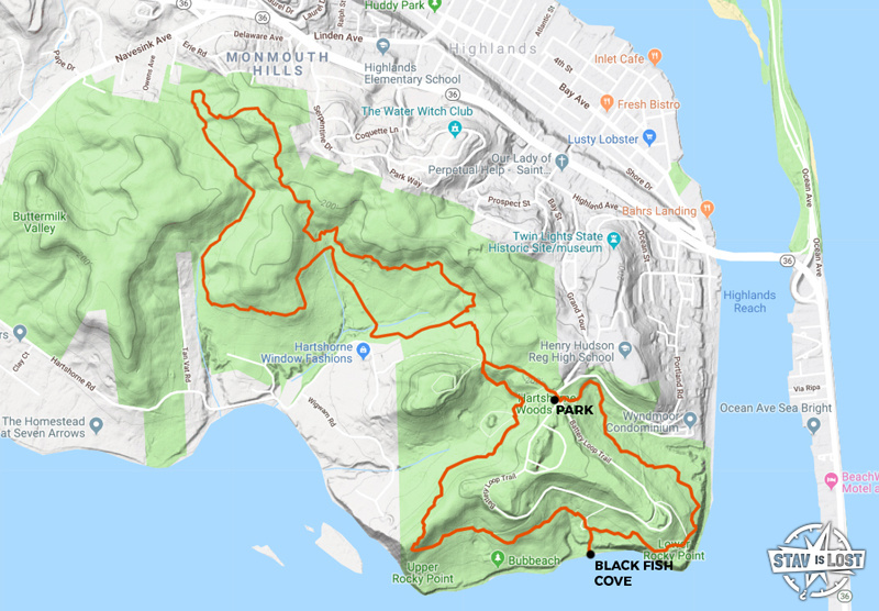 map for Rocky Point and Grand Tour Loop by stav is lost