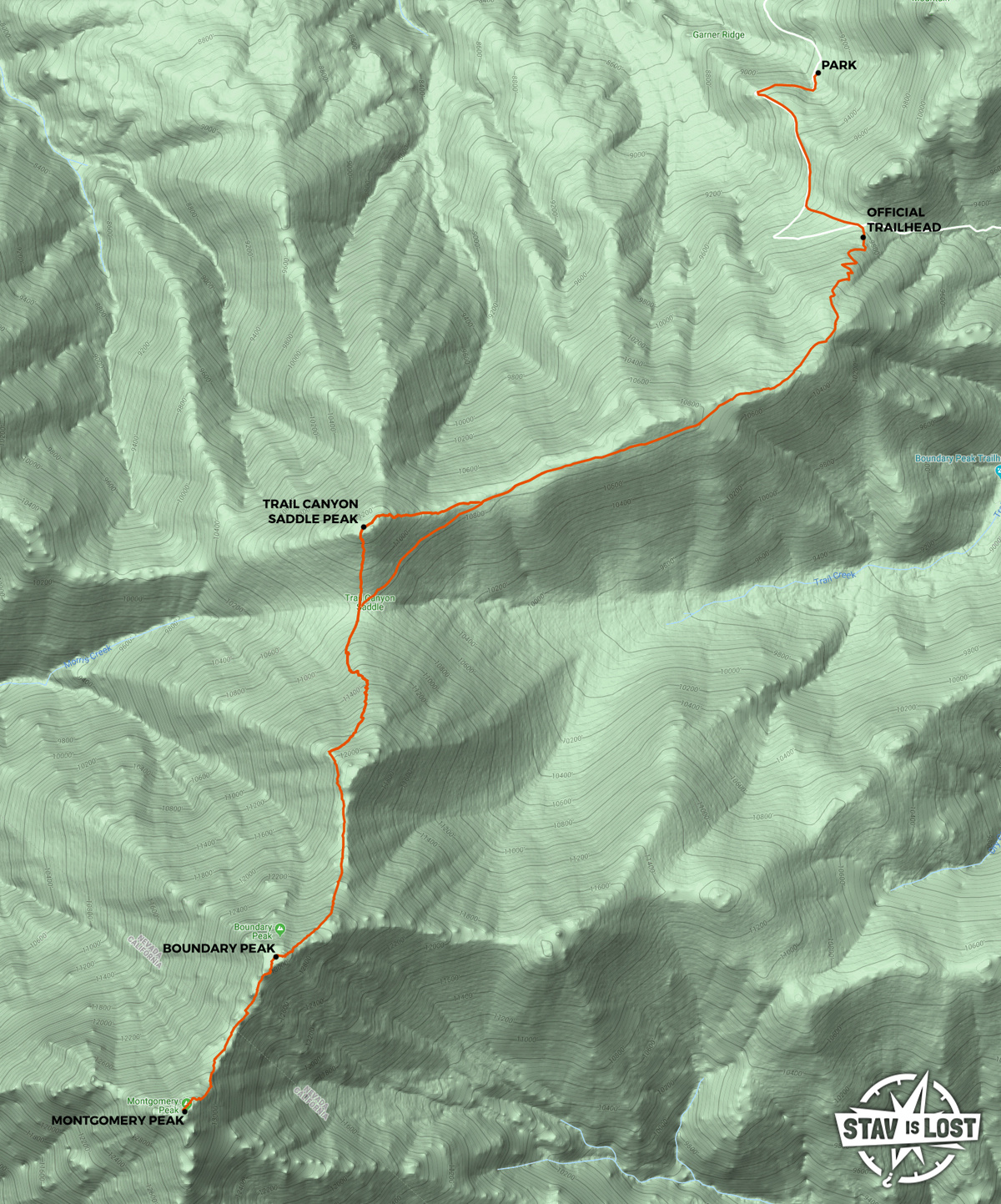 map for Boundary Peak and Montgomery Peak by stav is lost