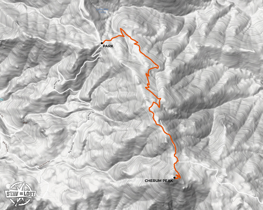 map for Cherum Peak by stav is lost