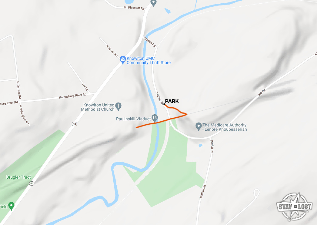 map for Paulinskill Viaduct by stav is lost