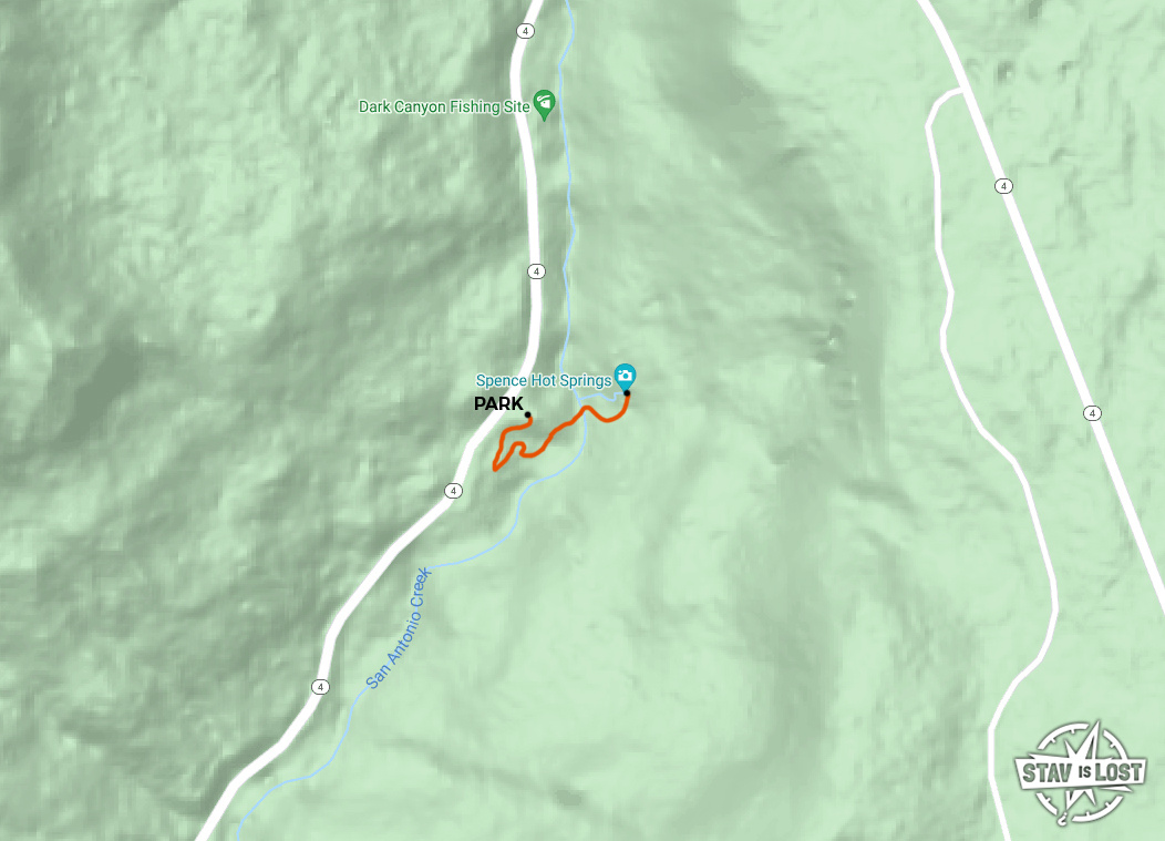 map for Spence Hot Springs by stav is lost