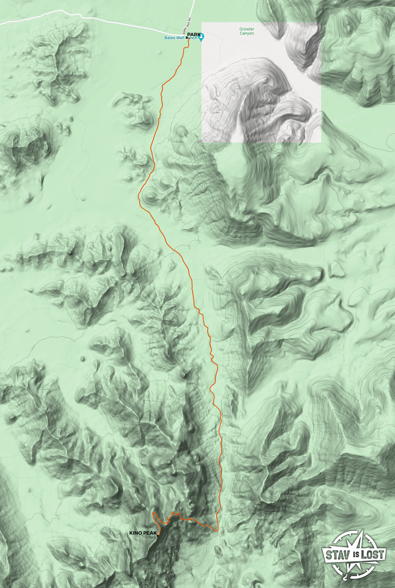 map for Kino Peak by stav is lost