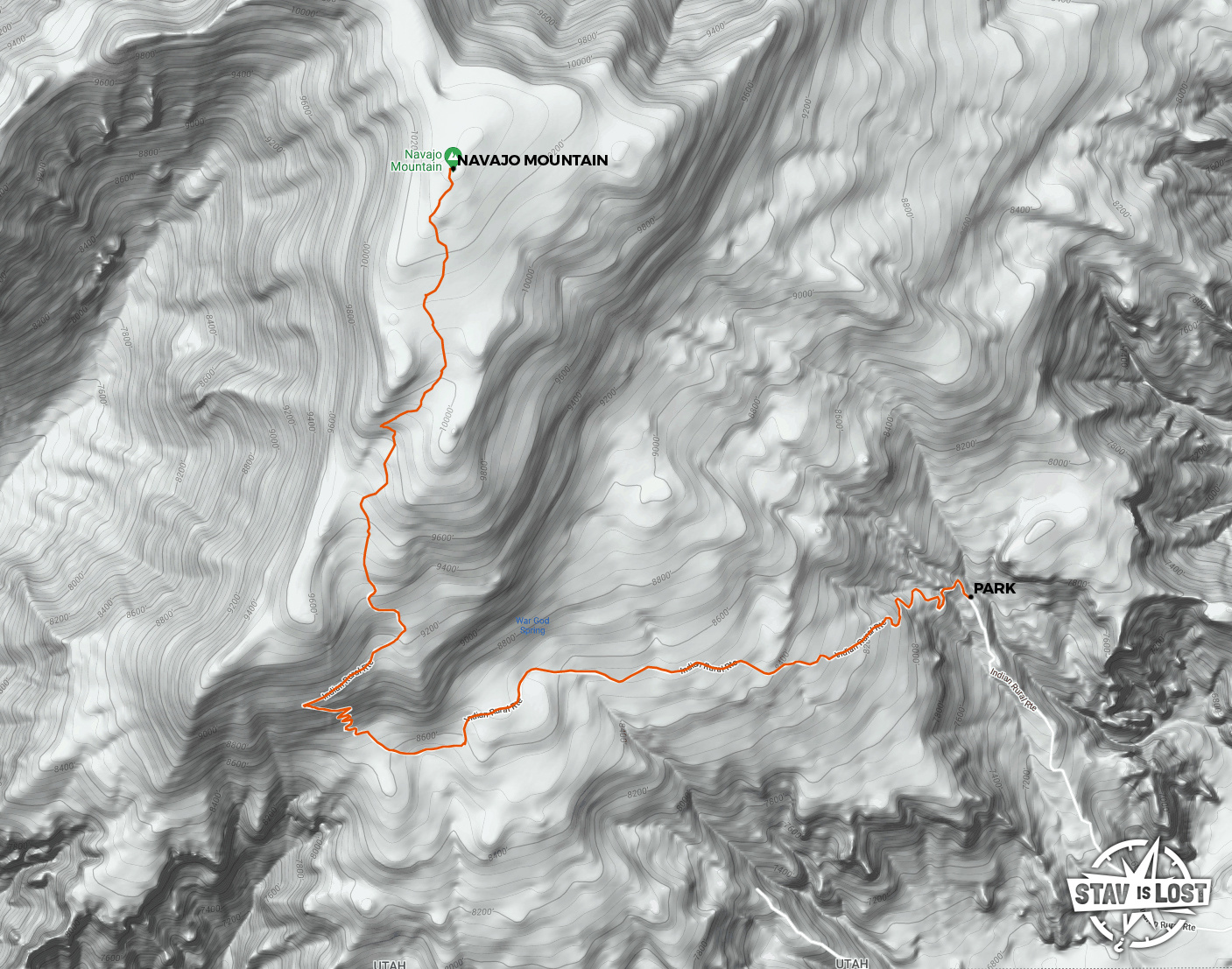 map for Navajo Mountain by stav is lost
