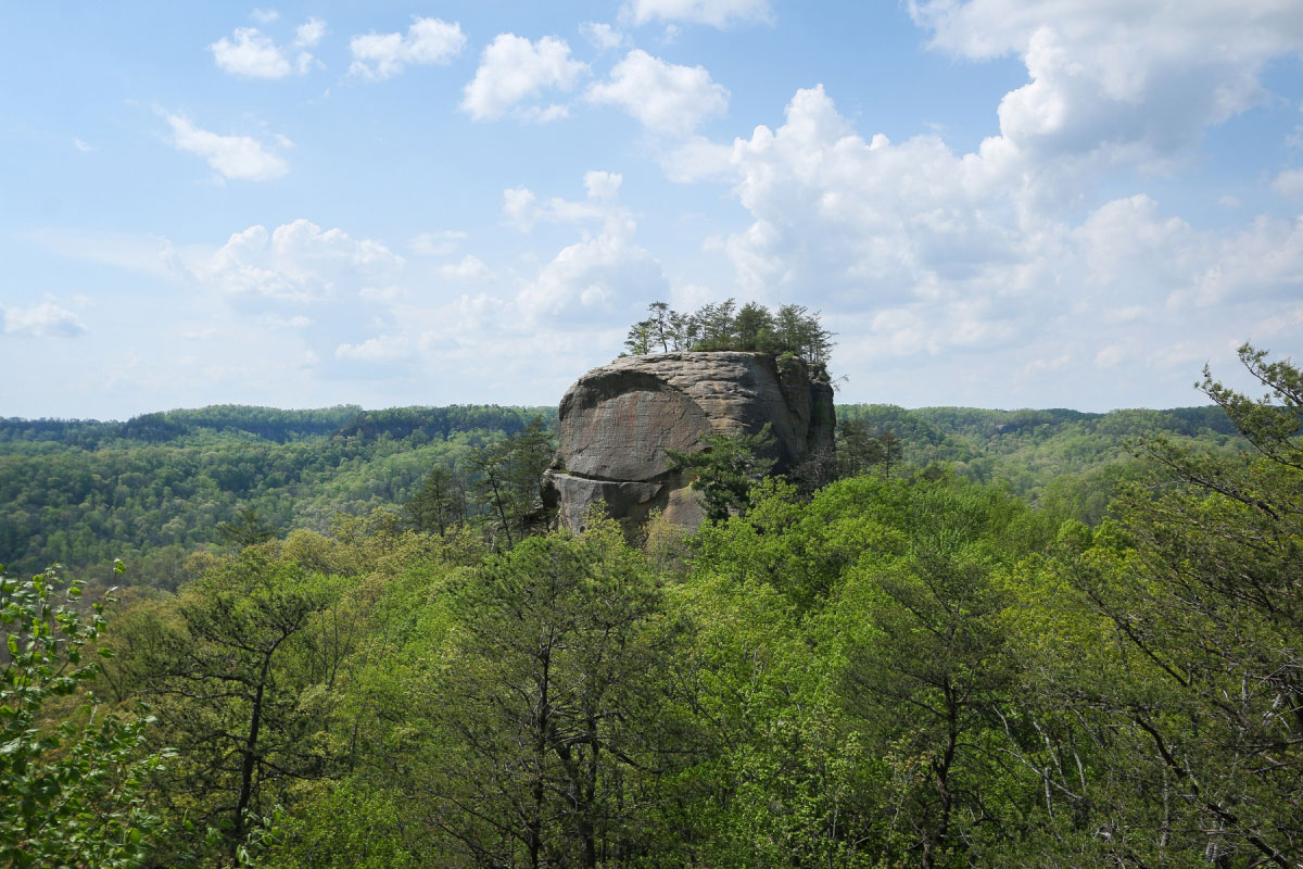 Hike Courthouse Rock and Double Arch via Auxier Ridge in Daniel Boone National Forest, Kentucky - Stav is Lost