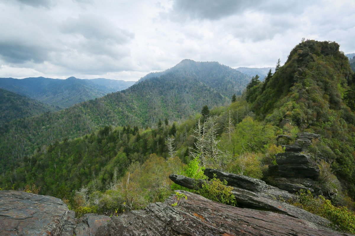 Hike Chimney Tops in Great Smoky Mountains National Park, Tennessee - Stav is Lost