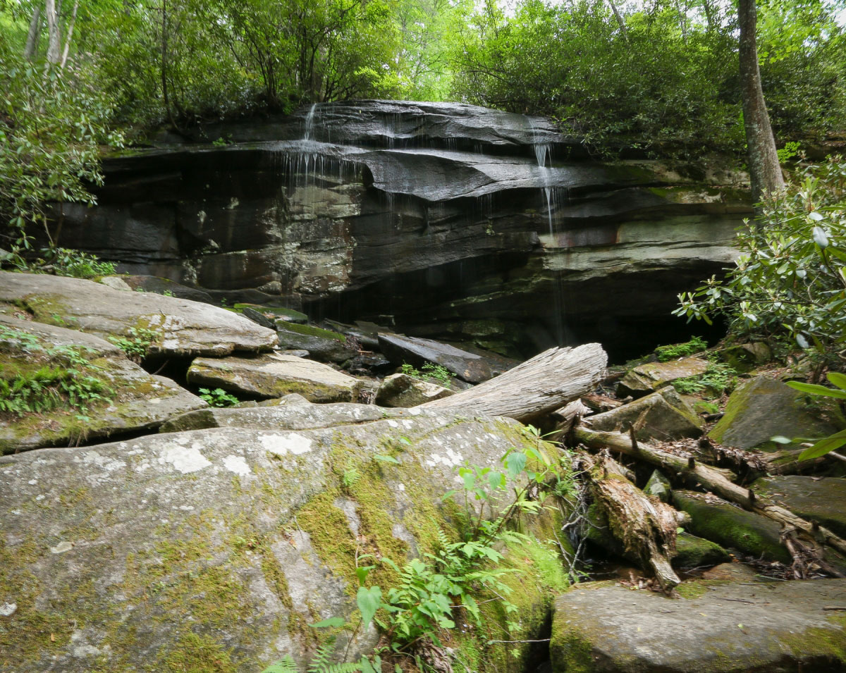 Hike Slick Rock Falls in Pisgah National Forest, North Carolina - Stav is Lost