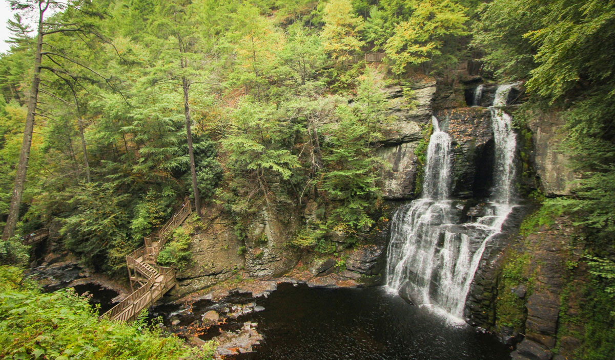 Hike Bushkill Falls via Bridal Falls Loop in Bushkill Falls, Pennsylvania - Stav is Lost