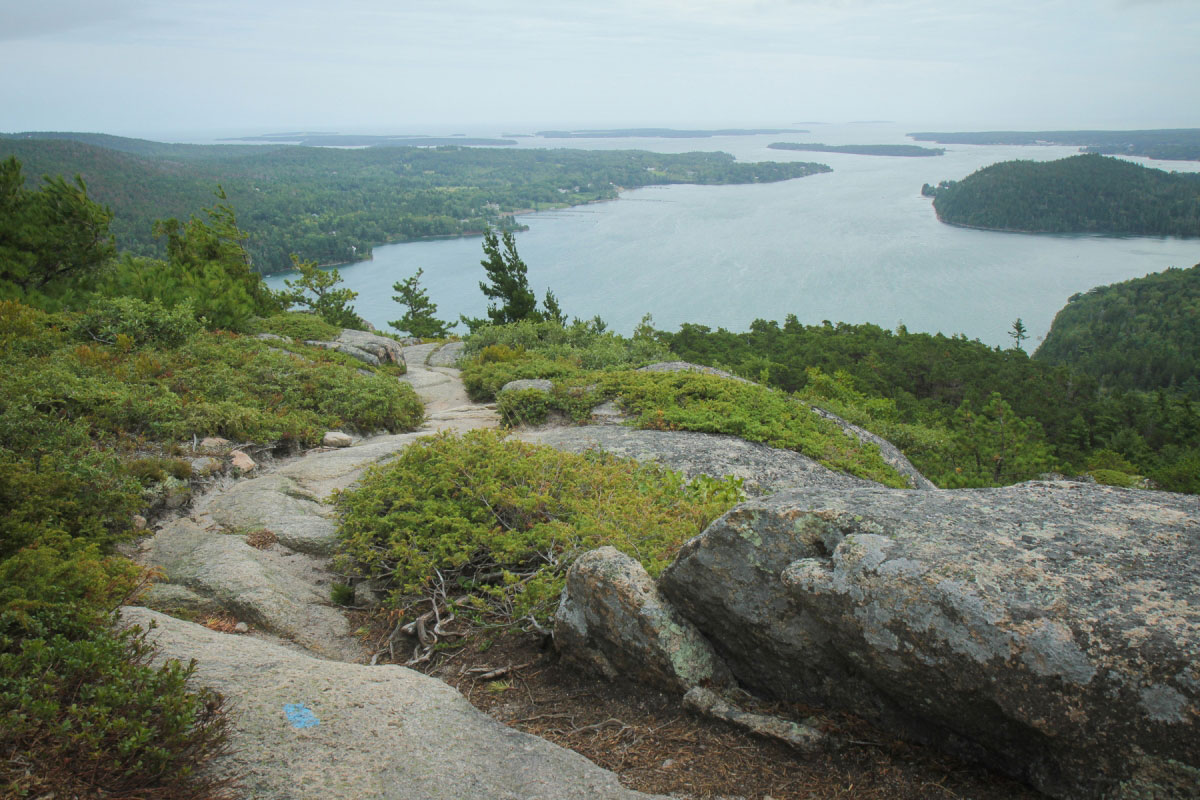 Hike Robinson, Flying, and St. Sauveur Mountains Loop in Acadia National Park, Maine - Stav is Lost