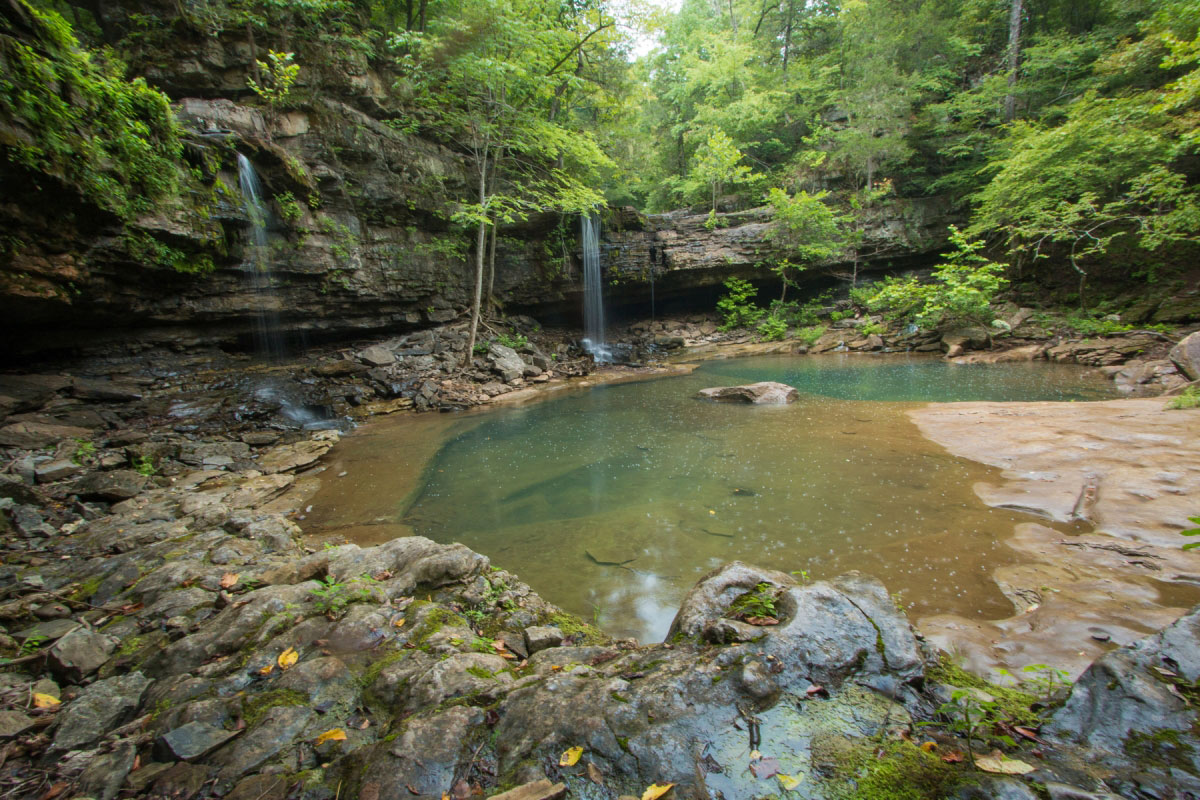 Hike Richland, Twin, and Hamilton Falls in Ozark National Forest, Arkansas - Stav is Lost