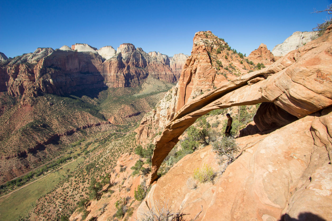Hike Bridge Mountain and Crawford Arch in Zion National Park, Utah - Stav is Lost