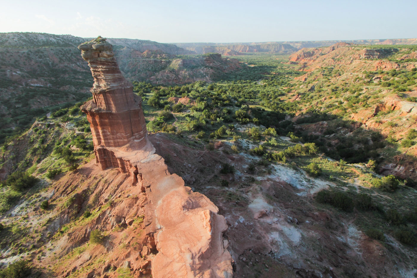 Hike The Lighthouse via Givens, Spicer, Lowry Loop in Palo Duro Canyon State Park, Texas - Stav is Lost