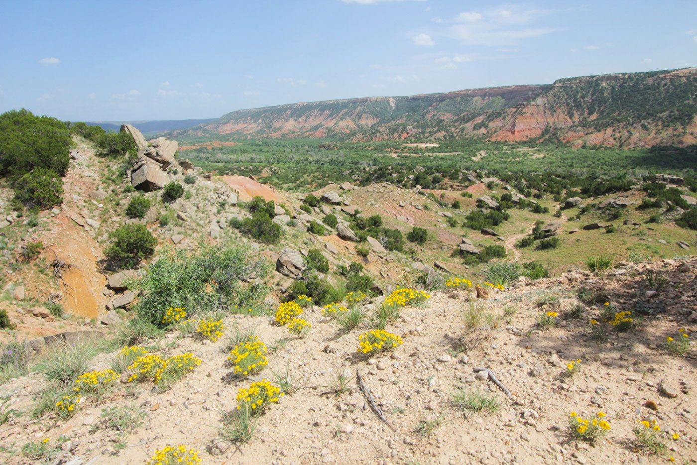 Hike Rock Garden Trail to Scrub Oak Spur in Palo Duro Canyon State Park, Texas - Stav is Lost