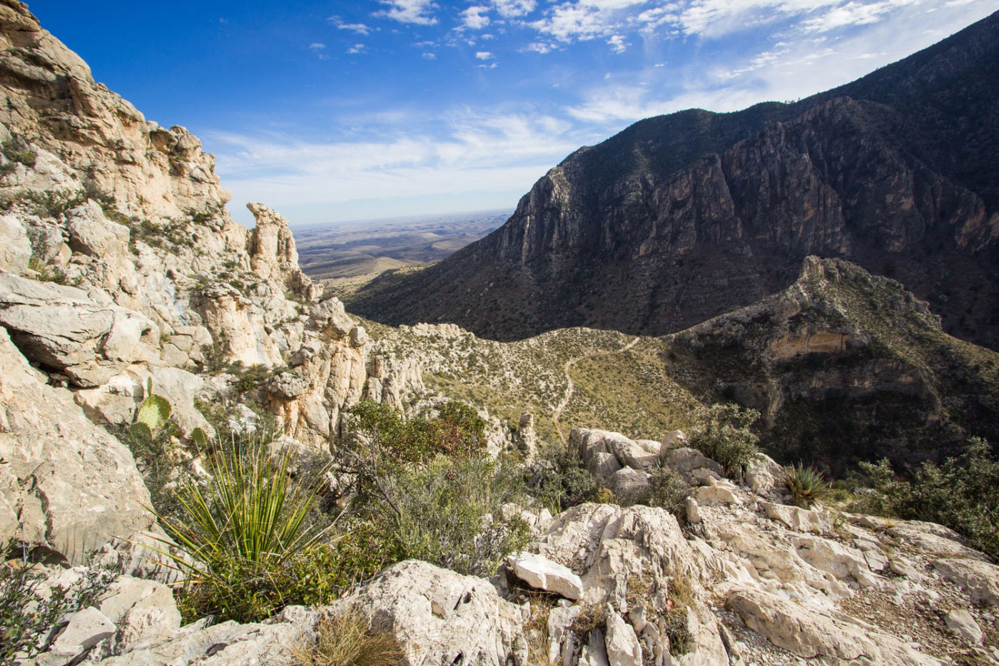 Hike Hunter Peak and The Bowl via Bear Canyon Loop in Guadalupe Mountains National Park, Texas - Stav is Lost