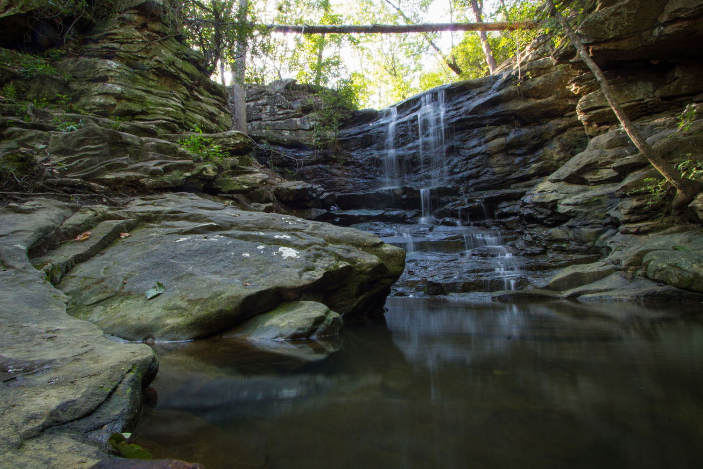 Hike High Falls via Hurricane Creek and Waterfall Loop in Moss Rock Preserve, Alabama - Stav is Lost