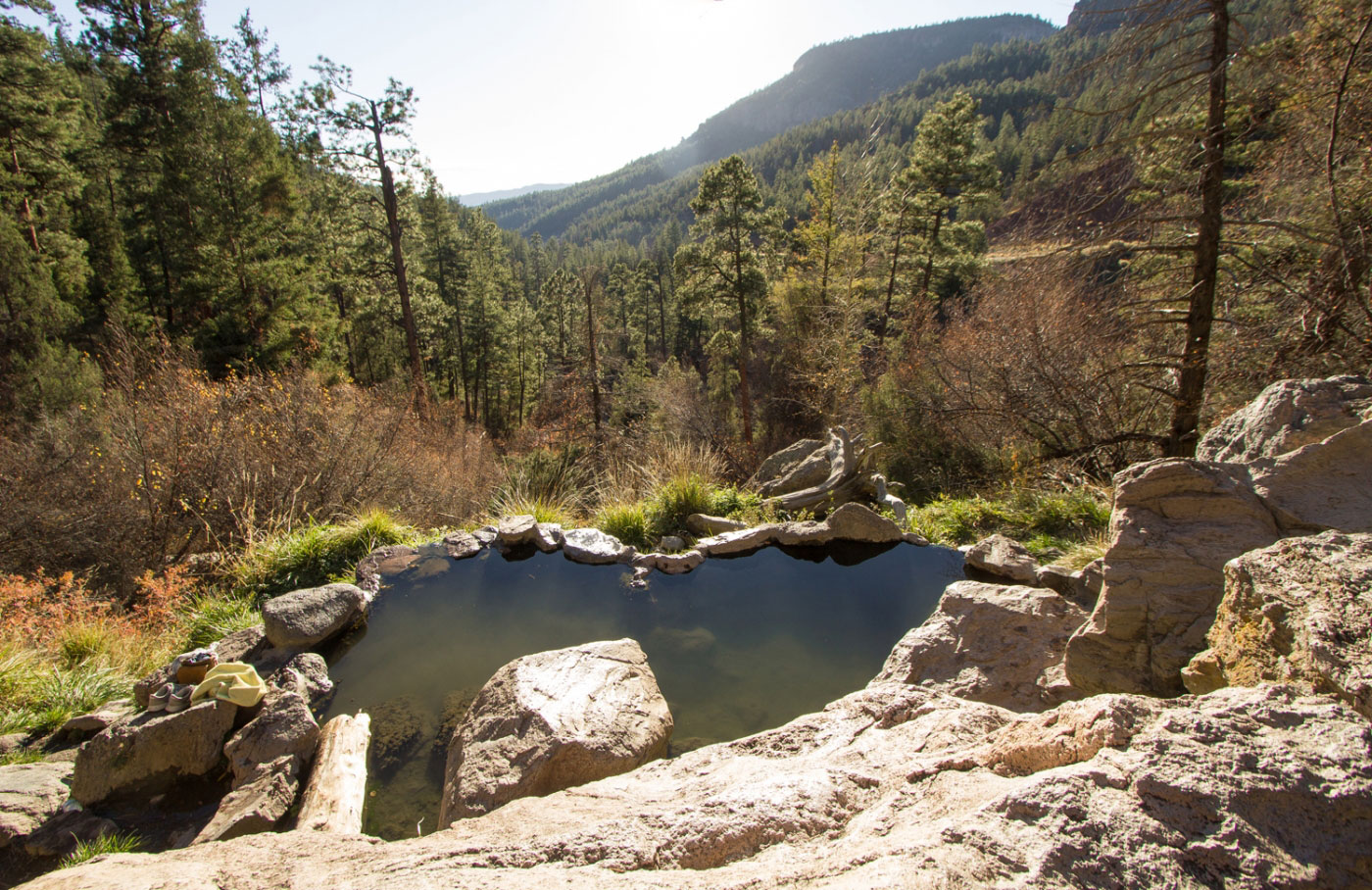 Hike Spence Hot Springs in Santa Fe National Forest, New Mexico - Stav is Lost