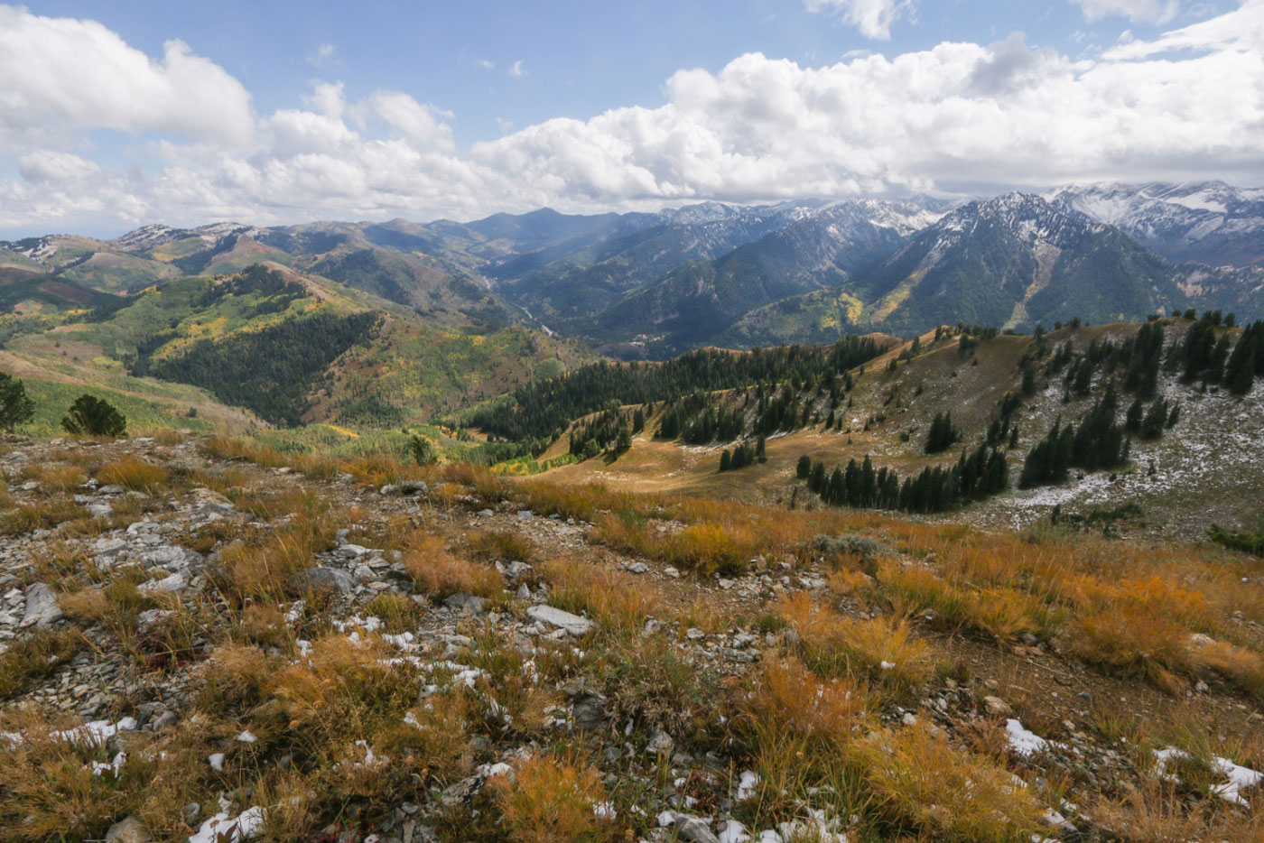Hiking Gobblers Knob and Mount Raymond via Alexander Basin in Wasatch