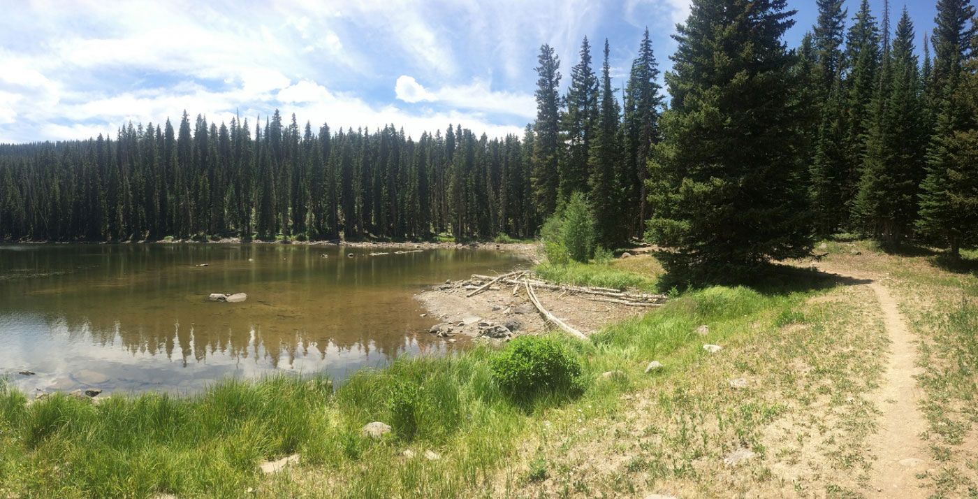 Hike Bull Creek Reservoirs via Lake of the Woods Trail in Grand Mesa National Forest, Colorado - Stav is Lost