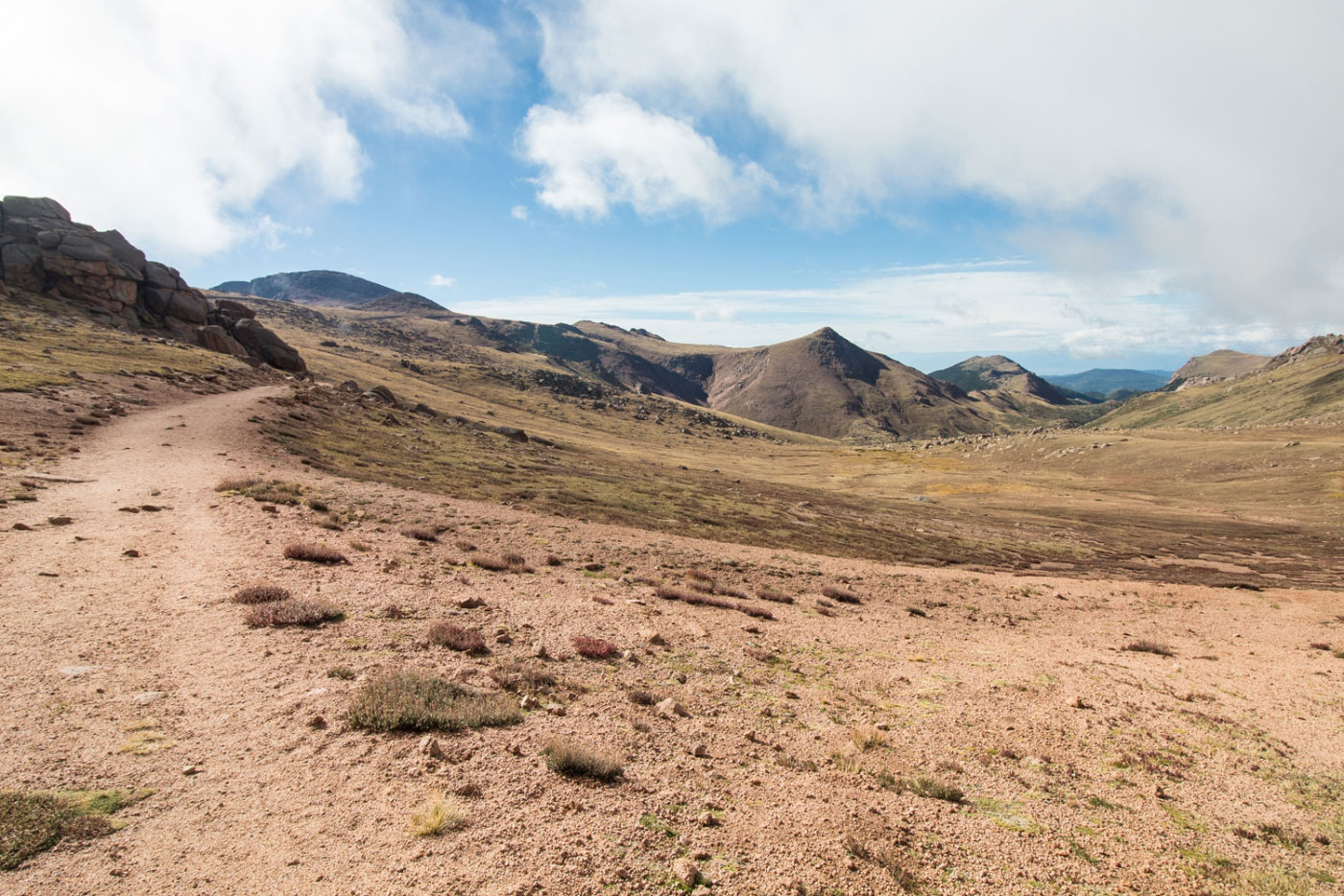 Pikes Peak via Devil’s Playground and Crags Trail in Pike National Forest, CO