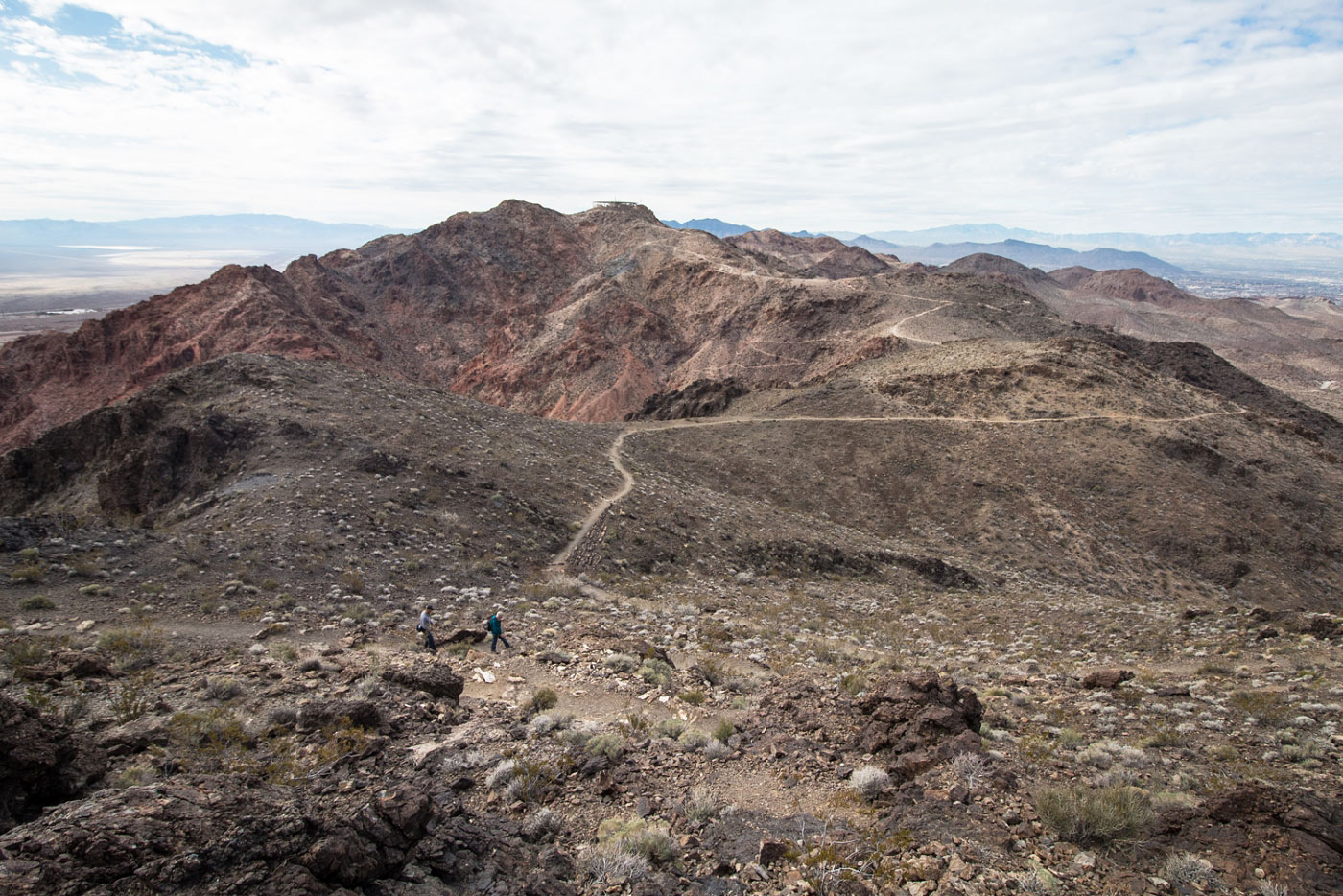 Red Mountain and Black Mountain in Lake Mead National Recreation Area, NV