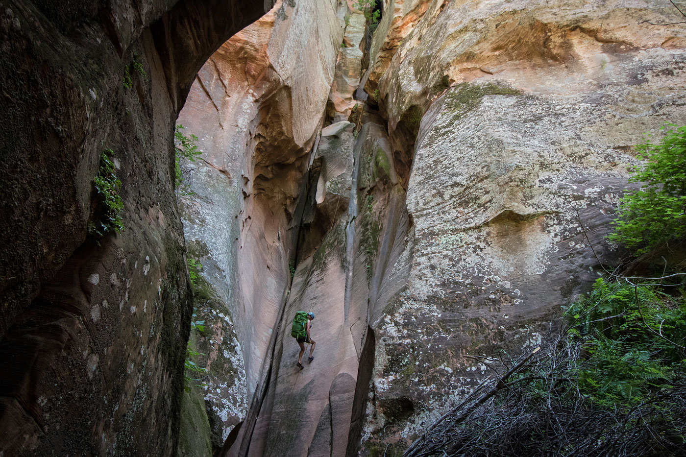 Canyoneer Immaculate Canyon and West Fork of Oak Creek in Coconino National Forest, Arizona - Stav is Lost