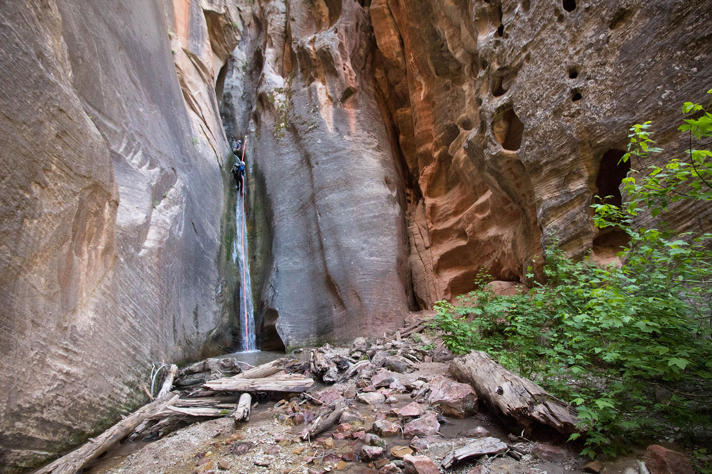 Canyoneer Boundary Canyon in Zion National Park, Utah - Stav is Lost