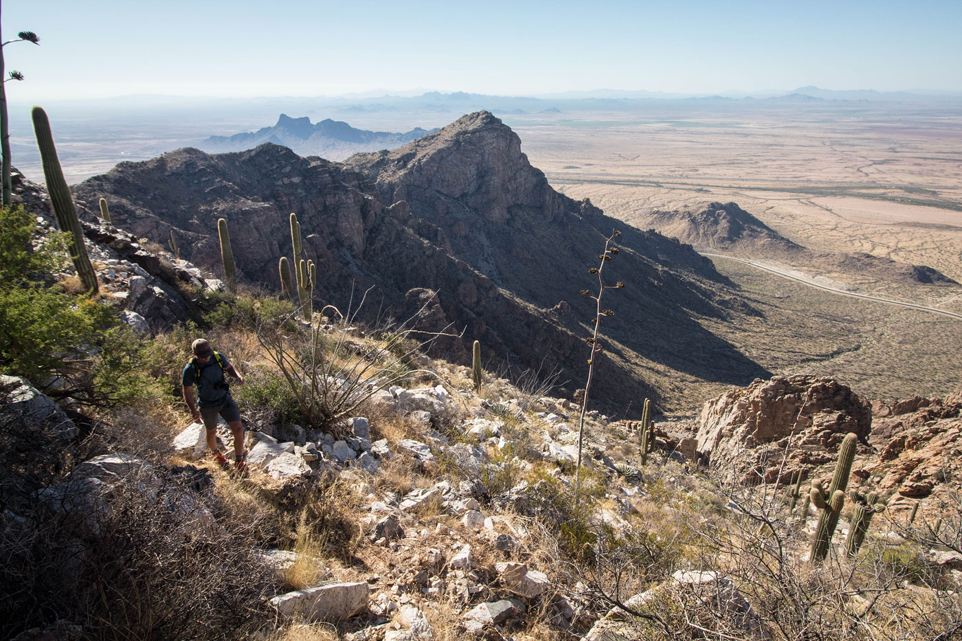 Hike Newman Peak in Picacho Mountains BLM, Arizona - Stav is Lost