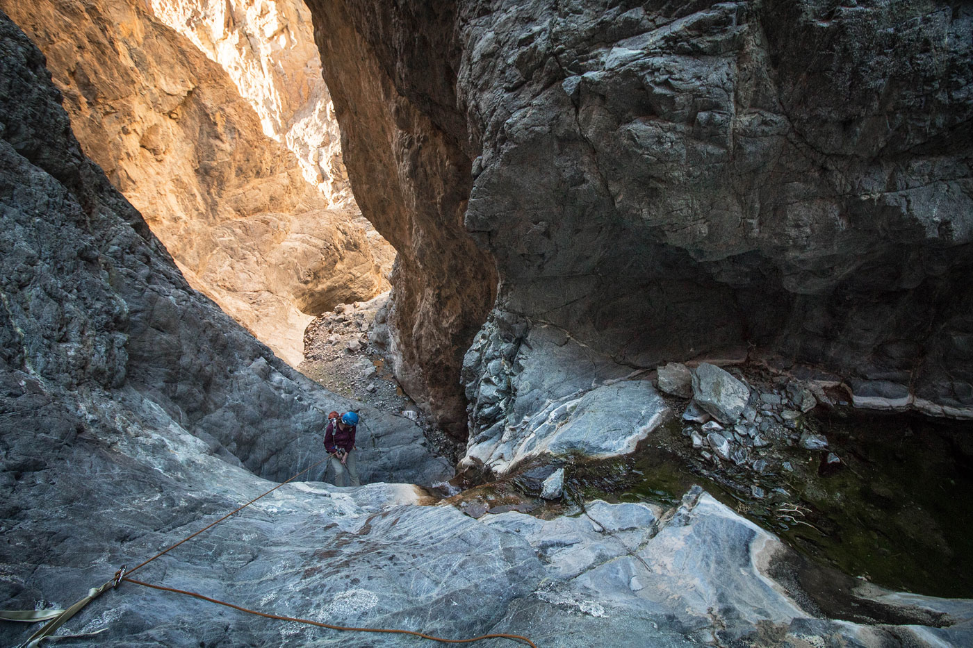 Canyoneer Willow Creek Canyon in Death Valley National Park, California - Stav is Lost