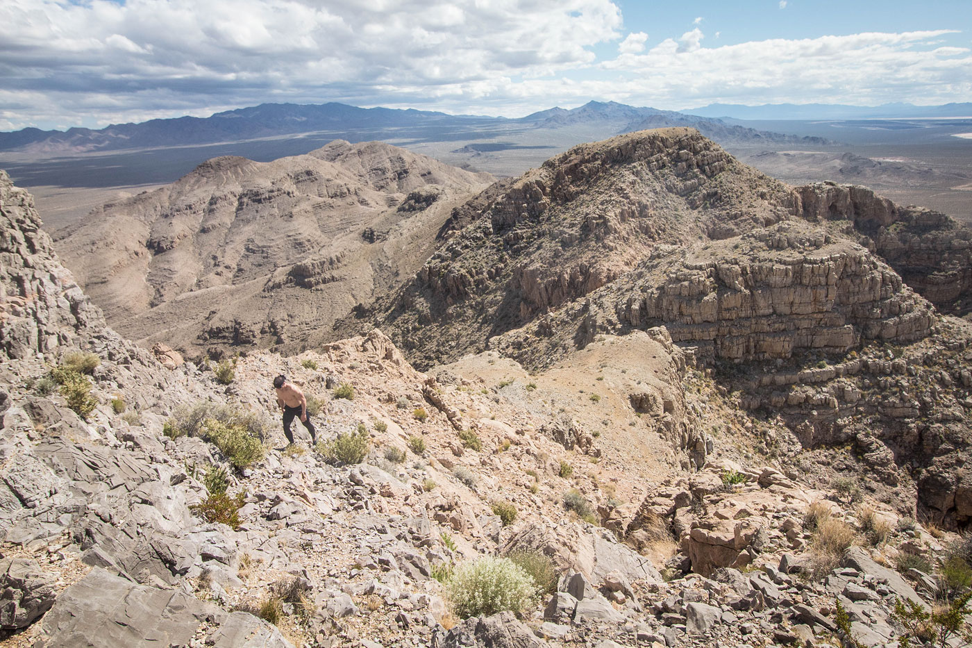 Hiking Sheep Mountain in Sheep Mountain BLM, Nevada
