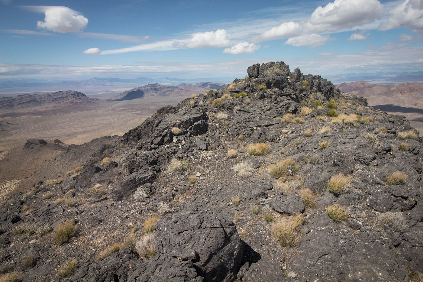 Hiking Last Chance Range High Point in Southern Nevada District BLM, Nevada