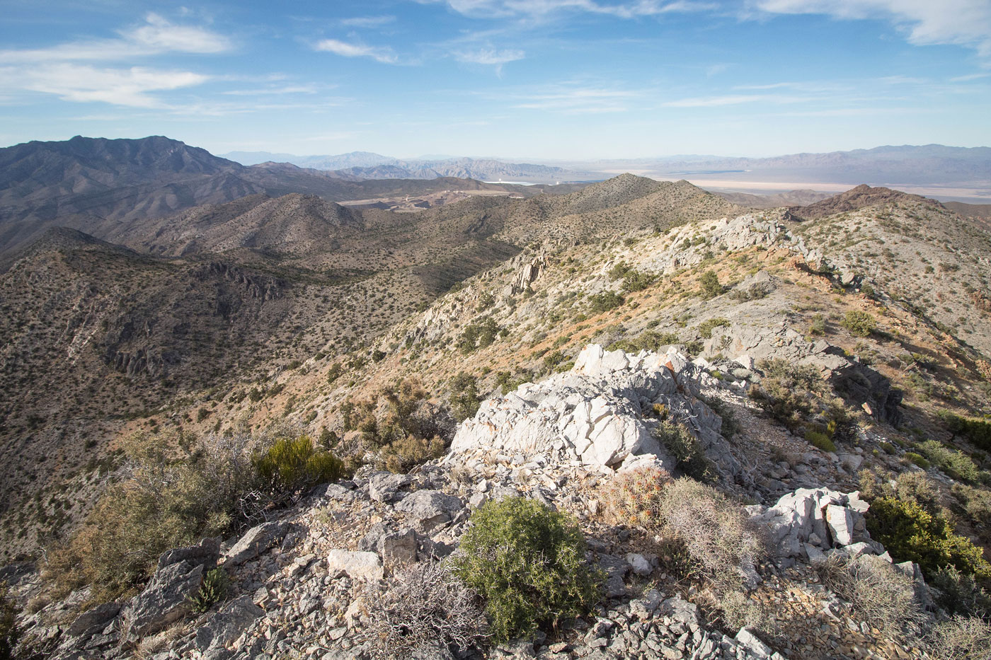 Hiking Mescal Range High Point and Climax Peak in Mojave National
