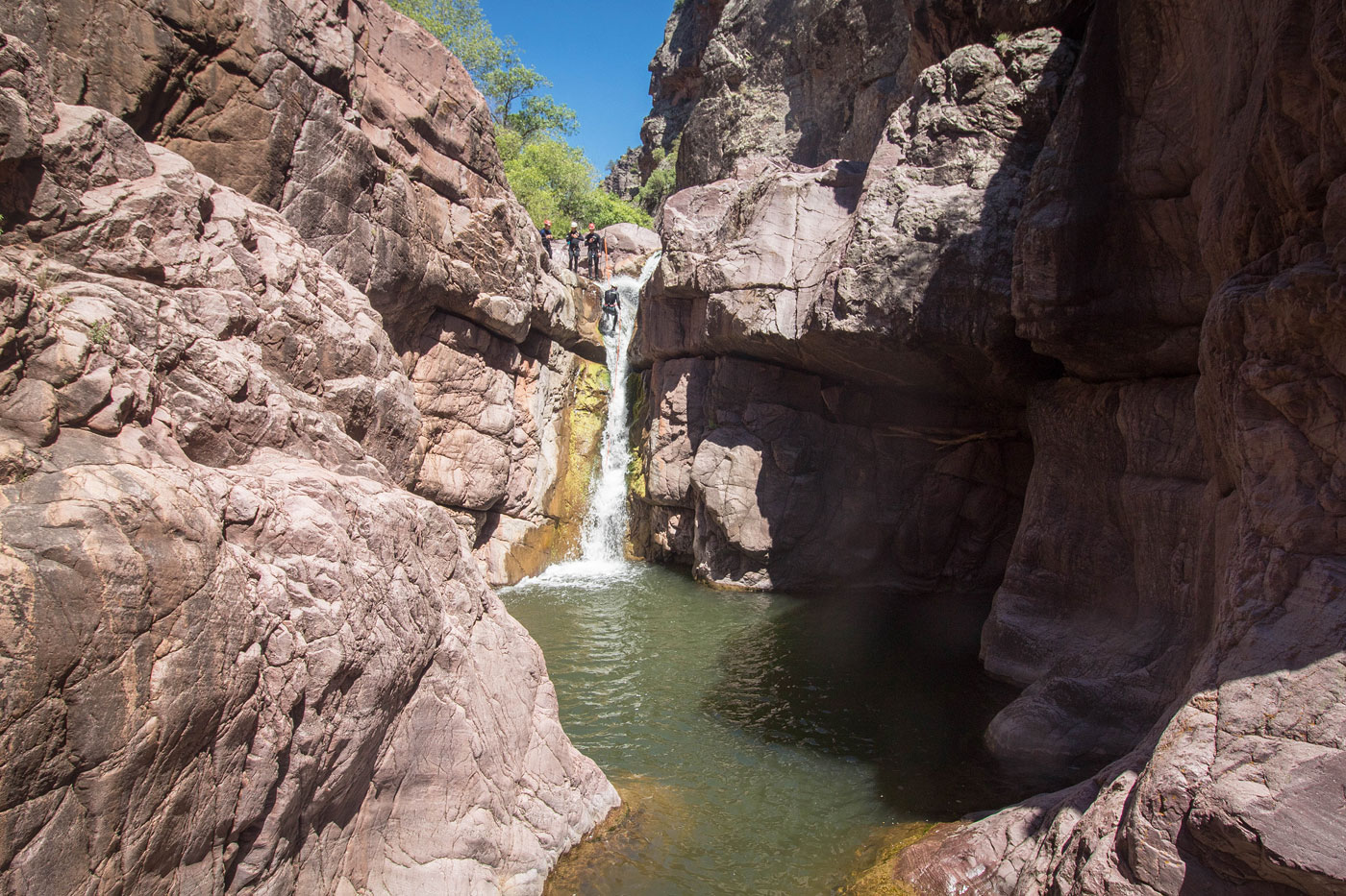 Canyoneer Christopher Creek Gorge in Tonto National Forest, Arizona - Stav is Lost