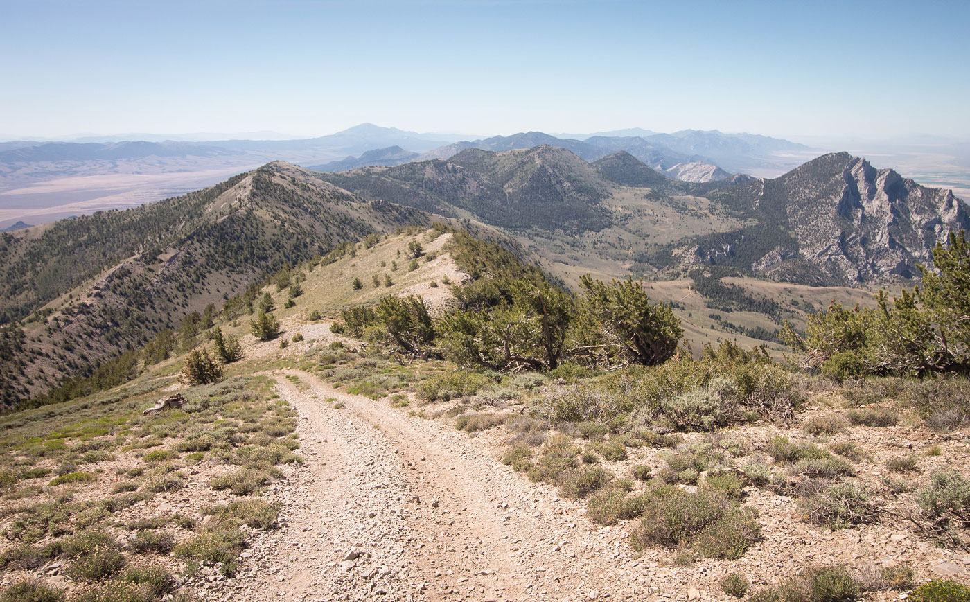 Ward Mountain and Hamels Peak Loop in Humboldt-Toiyabe National Forest, NV