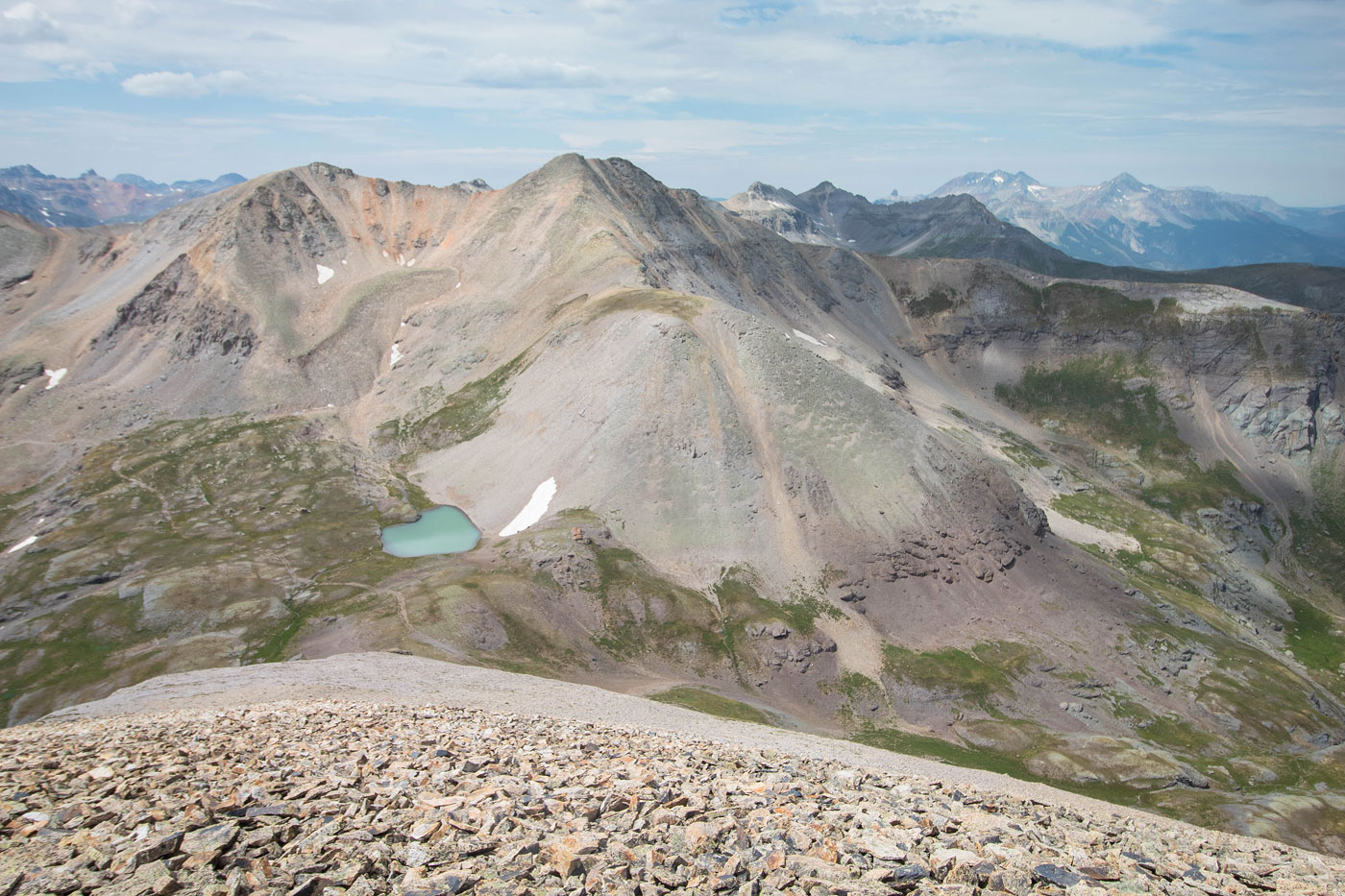 La Junta Peak, Wasatch Peak, San Joaquin Ridge via Bear Creek in Uncompahgre National Forest, CO