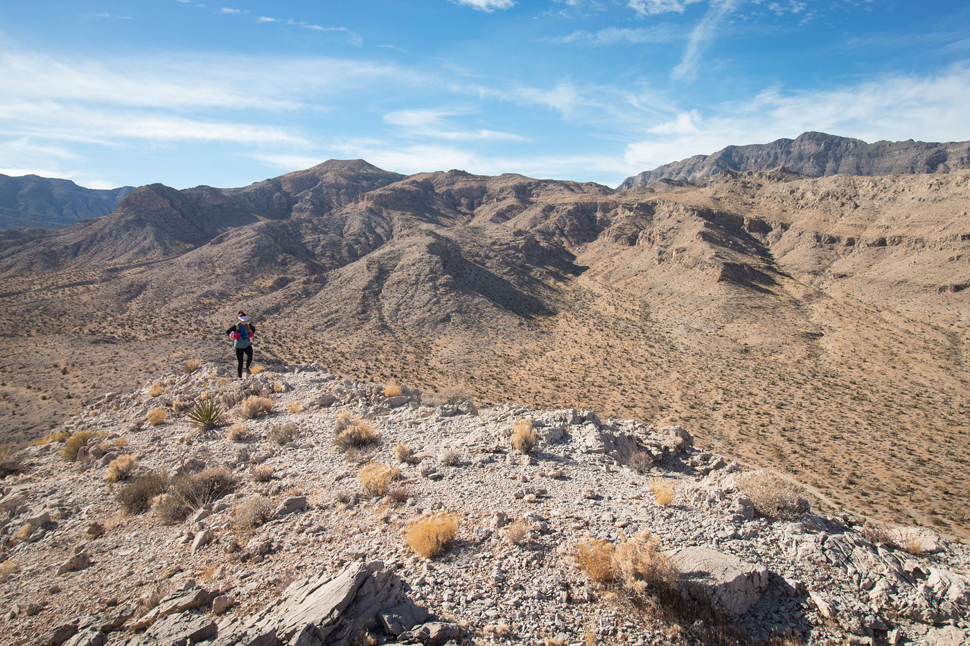 Hiking Lonely Pinon Mountain Loop in Red Rock Canyon National