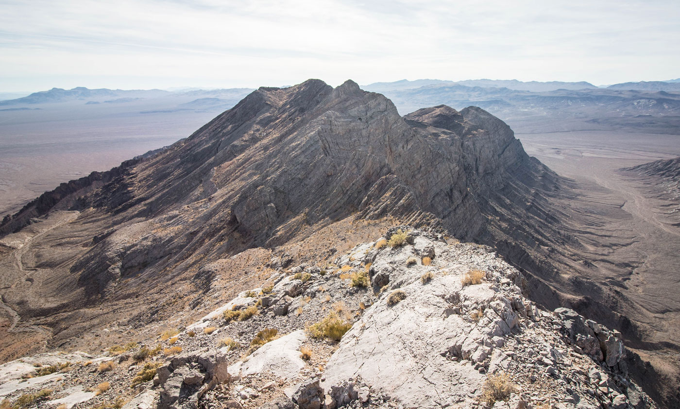 Hike Bat Mountain in Funeral Mountains Wilderness BLM, California - Stav is Lost