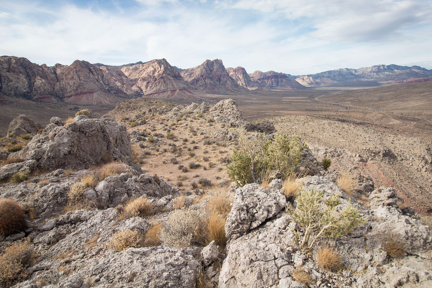 Hike Blue Diamond Loop Peaks in Red Rock Canyon National Conservation Area, Nevada - Stav is Lost