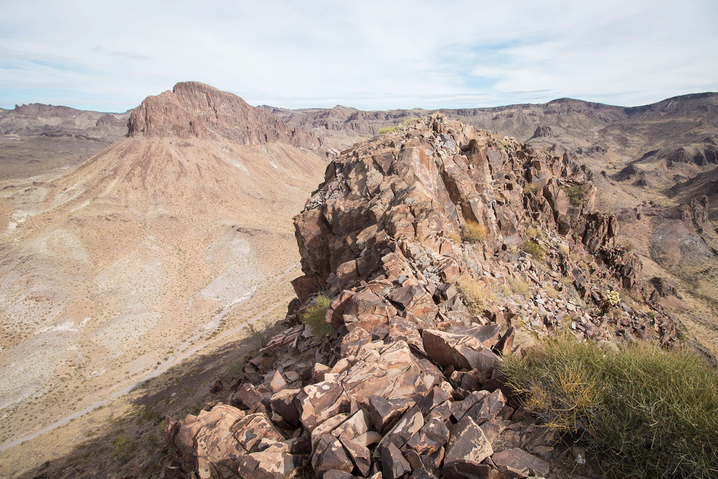 Hike Peerless Peak and Ute Mountain in Black Mountains BLM, Arizona - Stav is Lost