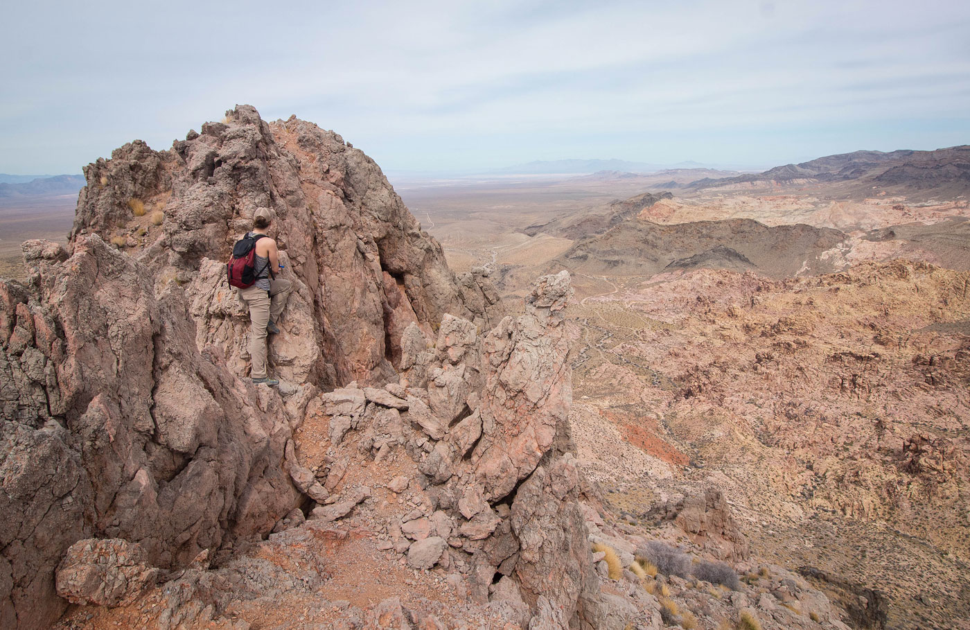 Hike Muddy Knife and Colorock Peak in Muddy Mountains BLM, Nevada - Stav is Lost