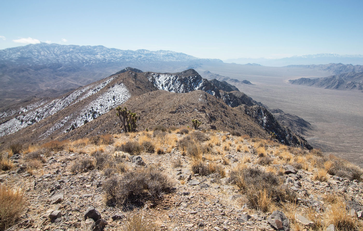 Hike Dead Horse Ridge and Saddle Mountain in Desert National Wildlife Refuge, Nevada - Stav is Lost