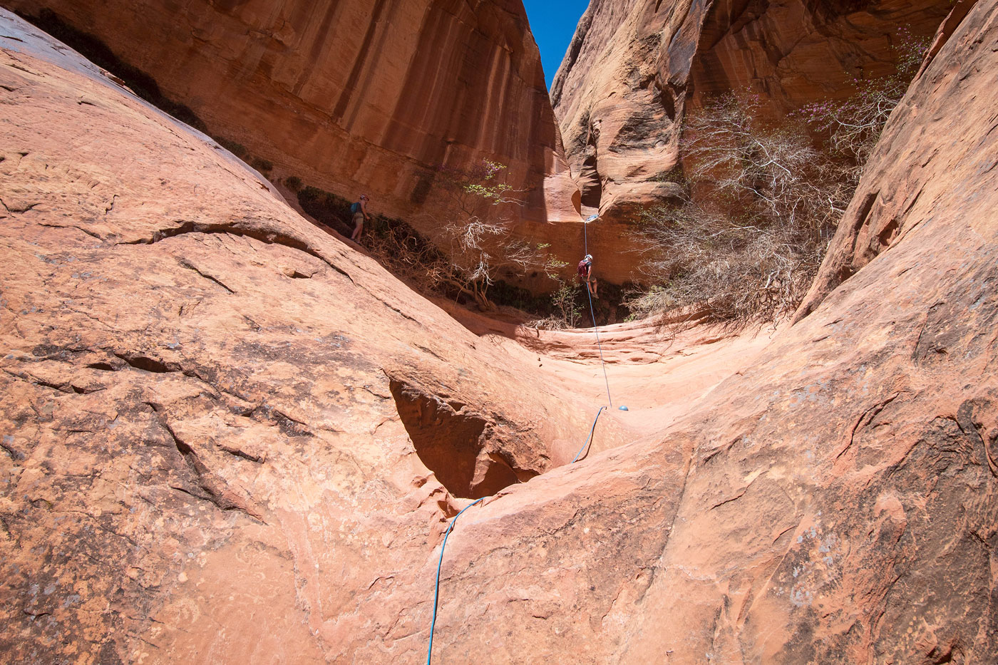 Canyoneer Purgatory Canyon (Dave's Not Dead) in Glen Canyon National Recreation Area, Utah - Stav is Lost