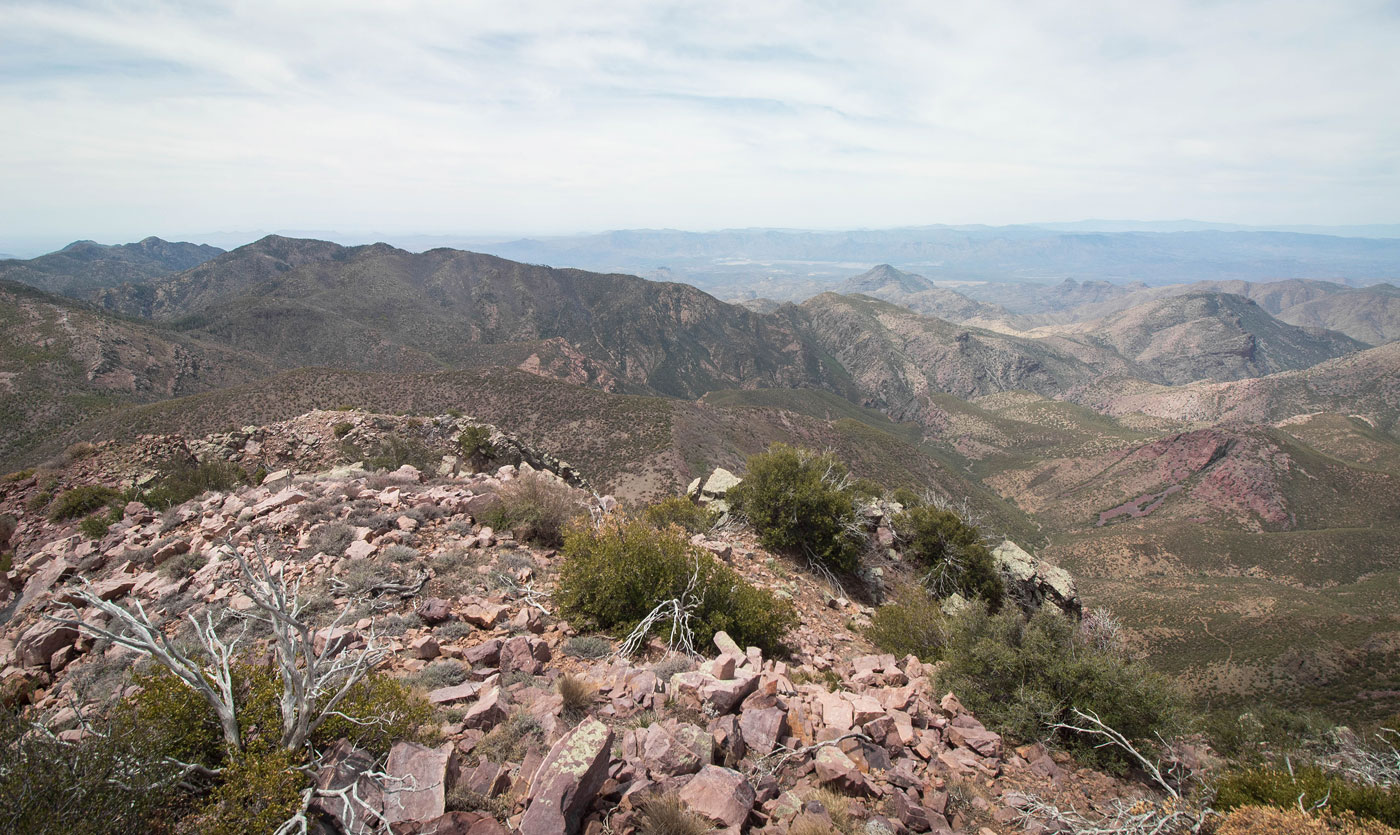 Hike Mazatzal Peak via Barnhardt and Y Bar Basin Loop in Tonto National Forest, Arizona - Stav is Lost