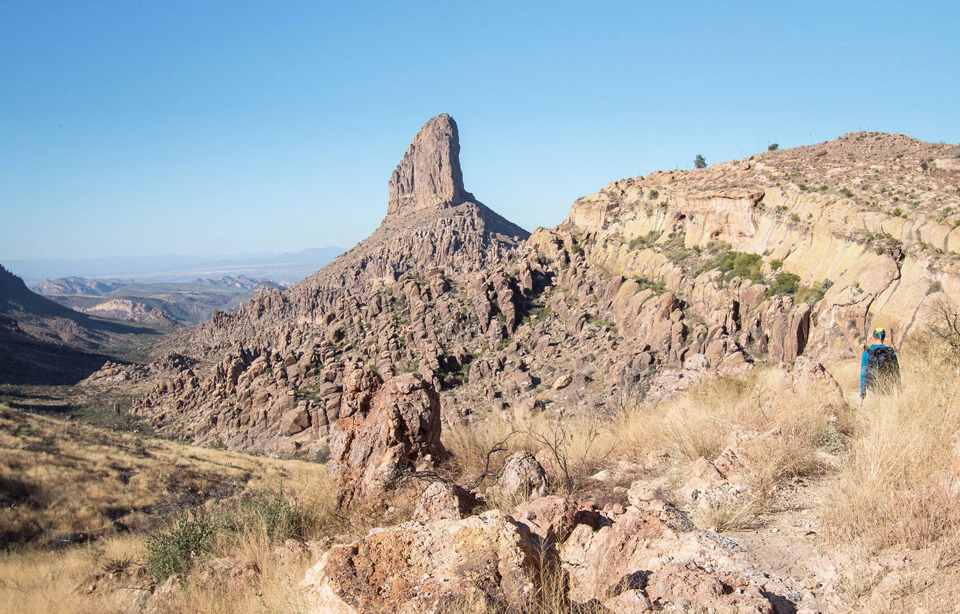 Hike Weavers Needle via West Chimney in Tonto National Forest, Arizona - Stav is Lost