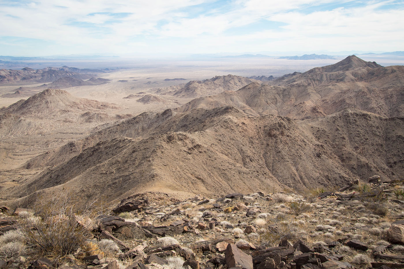 Hike Horn Peak and Turtle Mountains High Point in Turtle Mountains Wilderness Area BLM, California - Stav is Lost