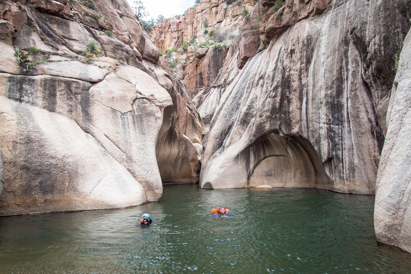 Canyoneer Upper Salome Creek (The Grotto) in Tonto National Forest, Arizona - Stav is Lost