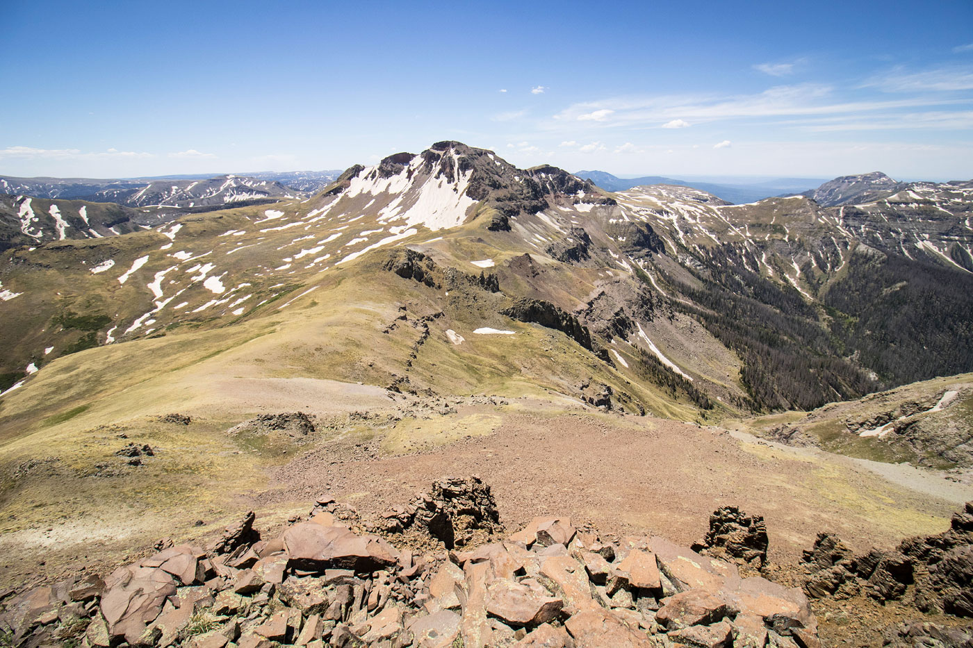 Hike Summit Peak, The Unicorn, Montezuma Peak Loop in Rio Grande National Forest, Colorado - Stav is Lost